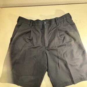 Nike Men's Dark Gray Flat Front Shorts